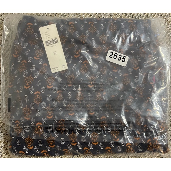 Anthropologie Smocked Balloon-Leg Pants NWT Size 14 - Picture 14 of 16